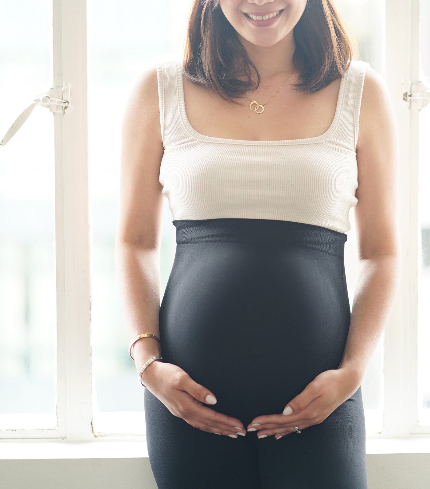 Maternity Lift and Support Leggings - Black