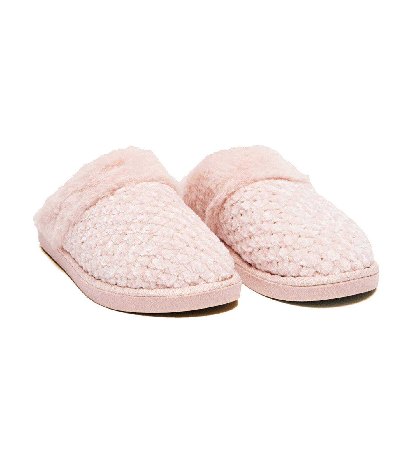 Furry Slippers Pink