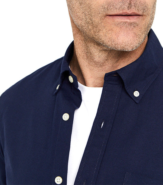 Plain Oxford Shirt Navy