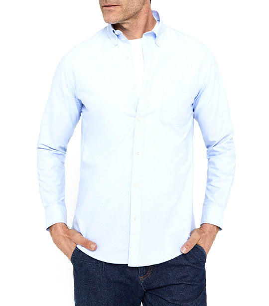 Plain Oxford Shirt Light Blue