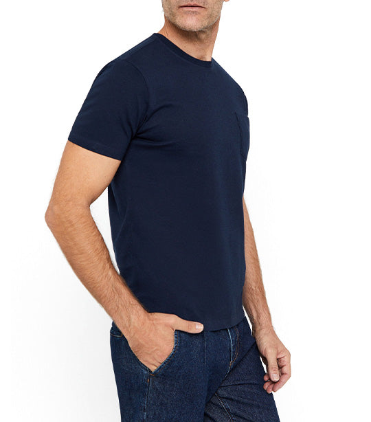 Basic Pocket T-Shirt Navy