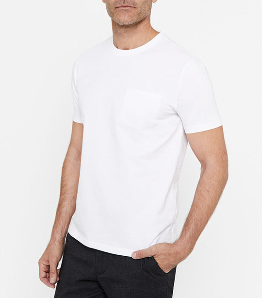 Basic Pocket T-Shirt Basic White
