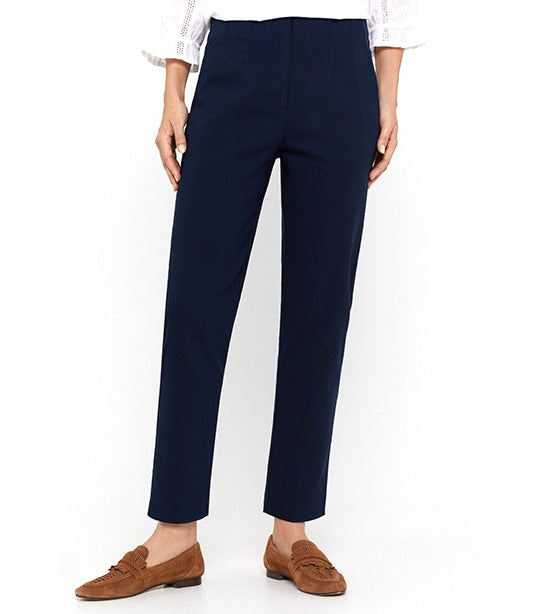 Skinny-fit Trousers Navy