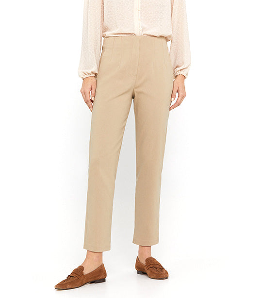 Skinny-fit Trousers Tan