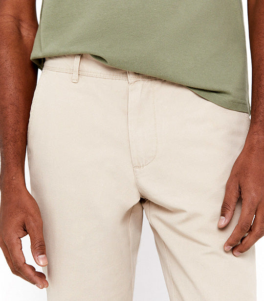 Regular Fit Comfort Chino Trousers Beige