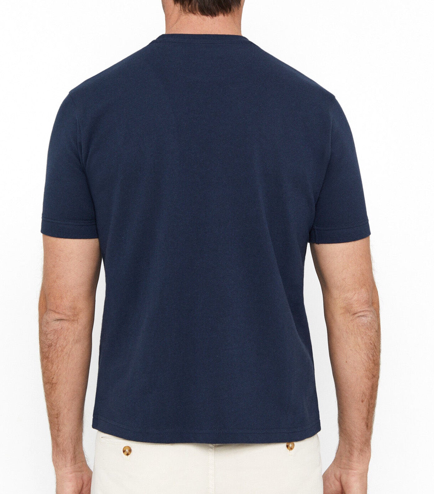 Basic Piqué T-Shirt Dark Blue