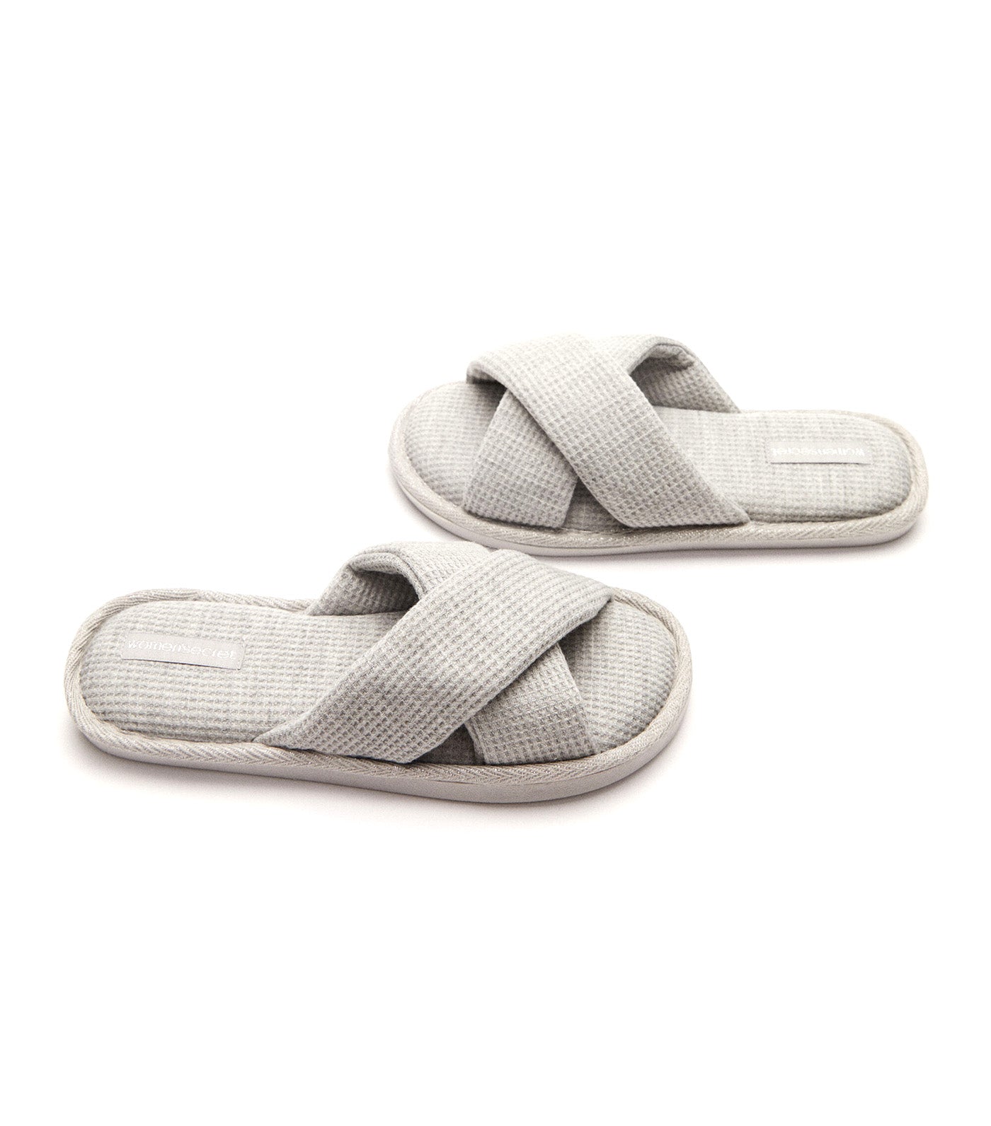 Crossover Slippers Gray