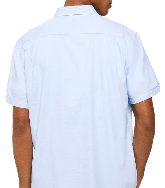 Color Structured Shirt Light Blue