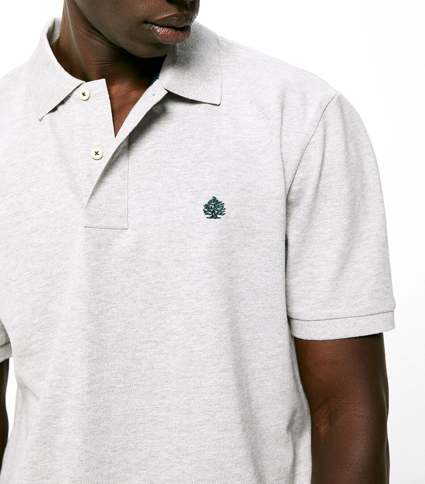 Essential Piqué Polo Shirt Gray