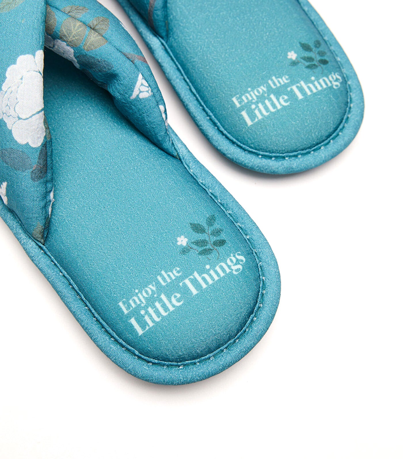 Printed Textured Slippers Green