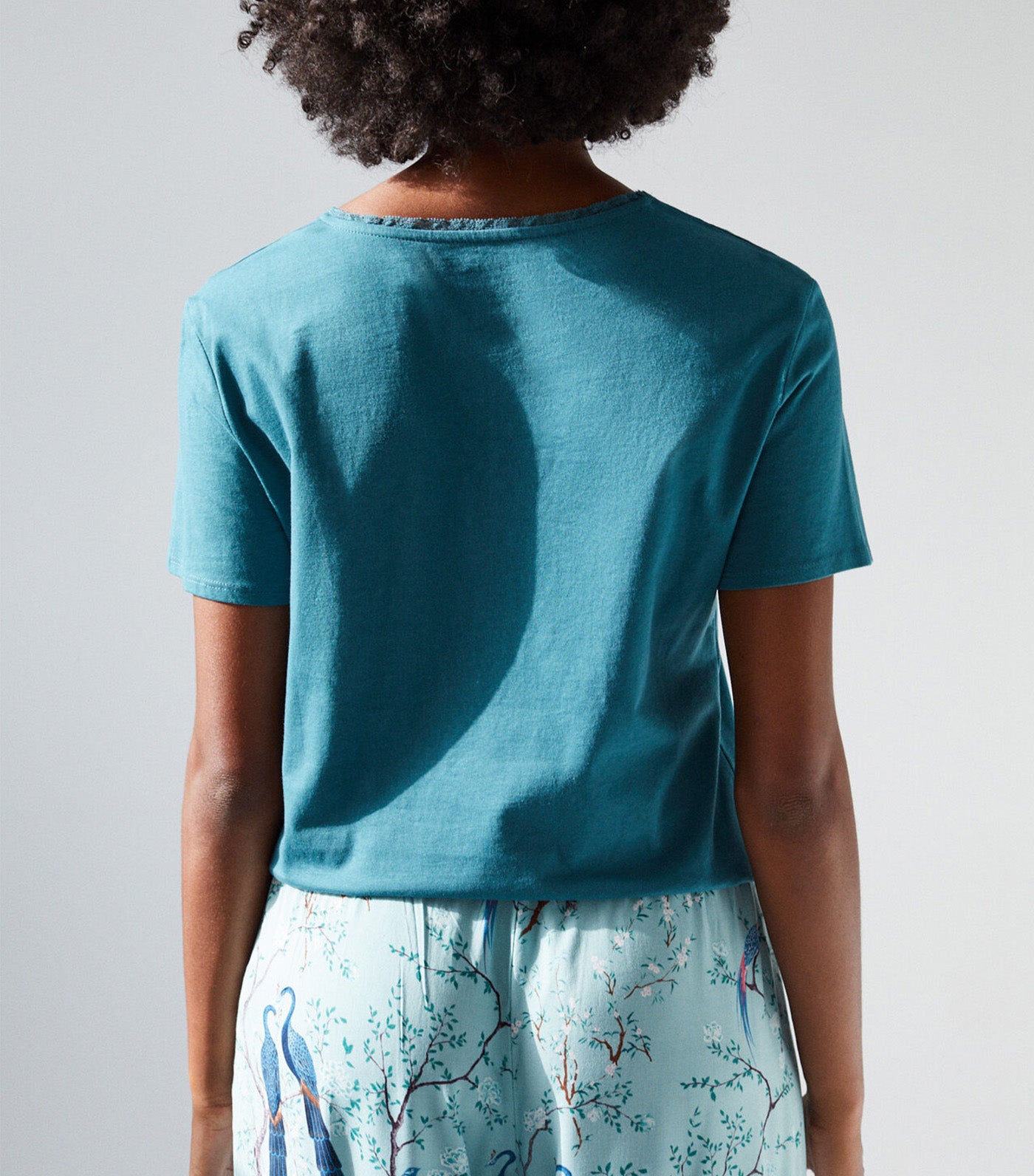 Short-Sleeved Top Blue