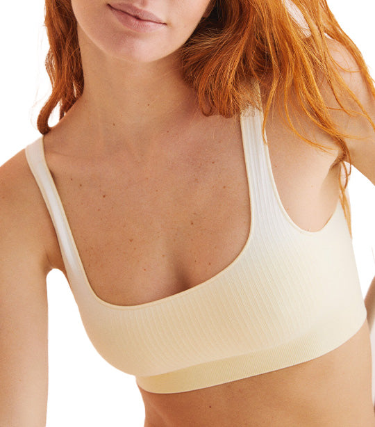 Seamless Multiway Top Ombré Yellow
