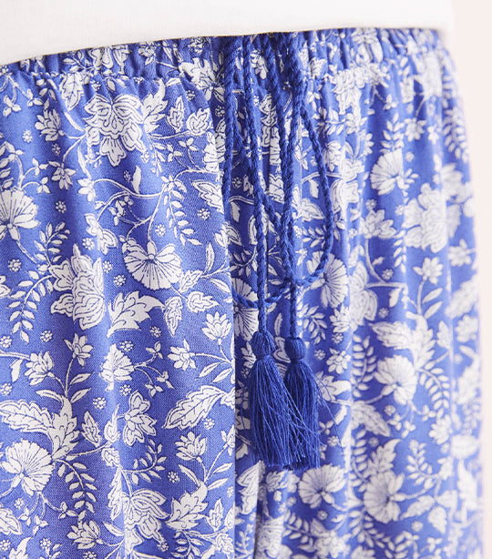 Printed Trousers Blue