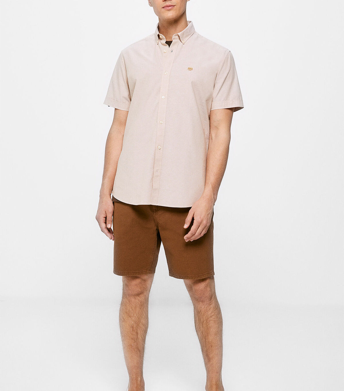 Springfield Pin Point Shirt Beige