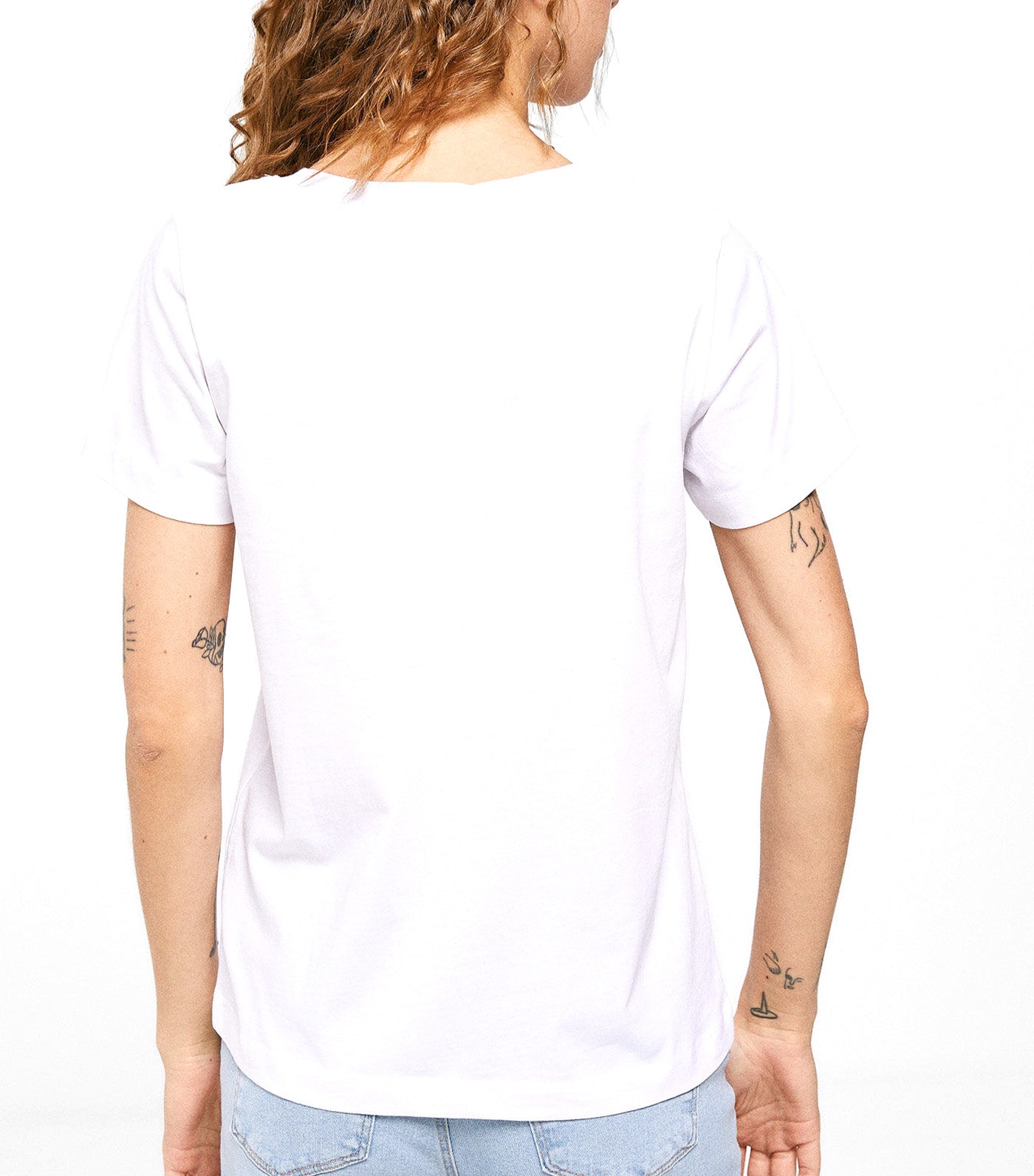 Sequin Pocket T-Shirt White