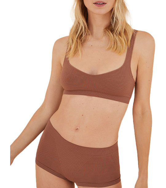 Seamless Culottes Brown