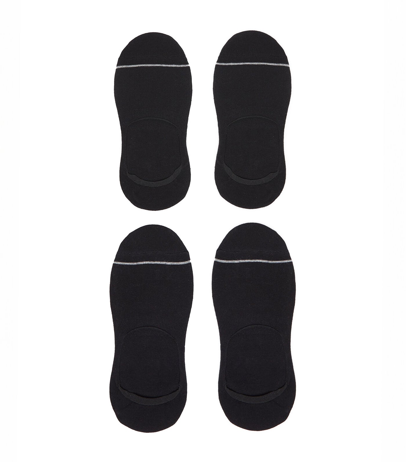 Smooth Invisible Socks Black
