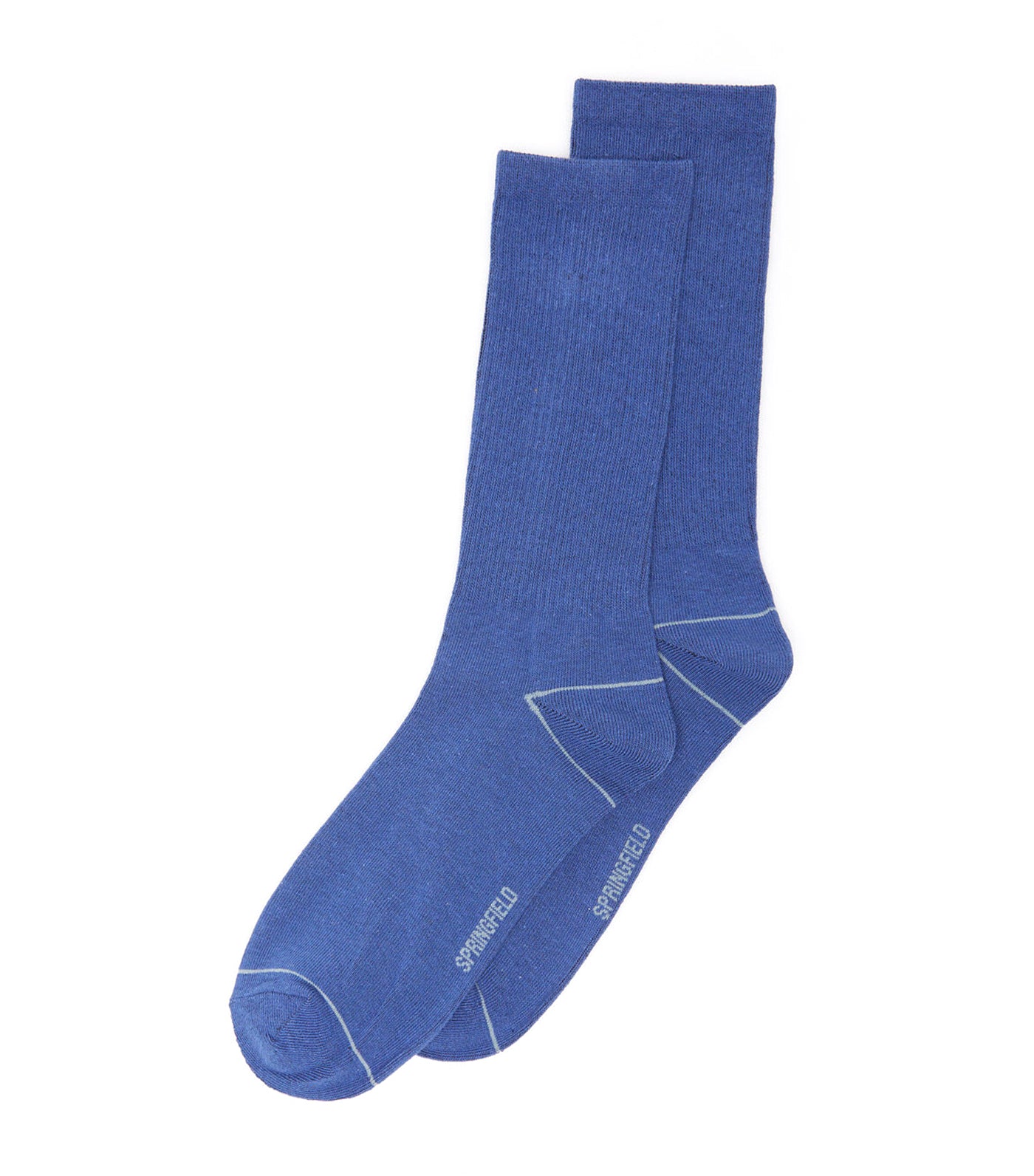 Basic Ribbed Socks Blue