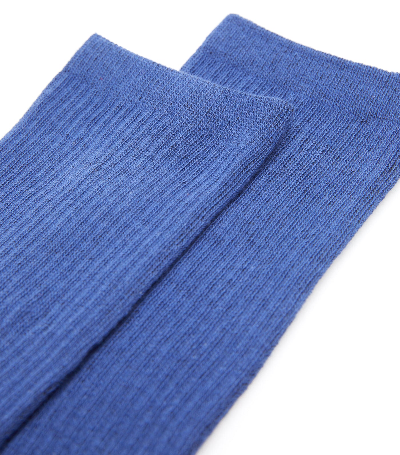 Basic Ribbed Socks Blue