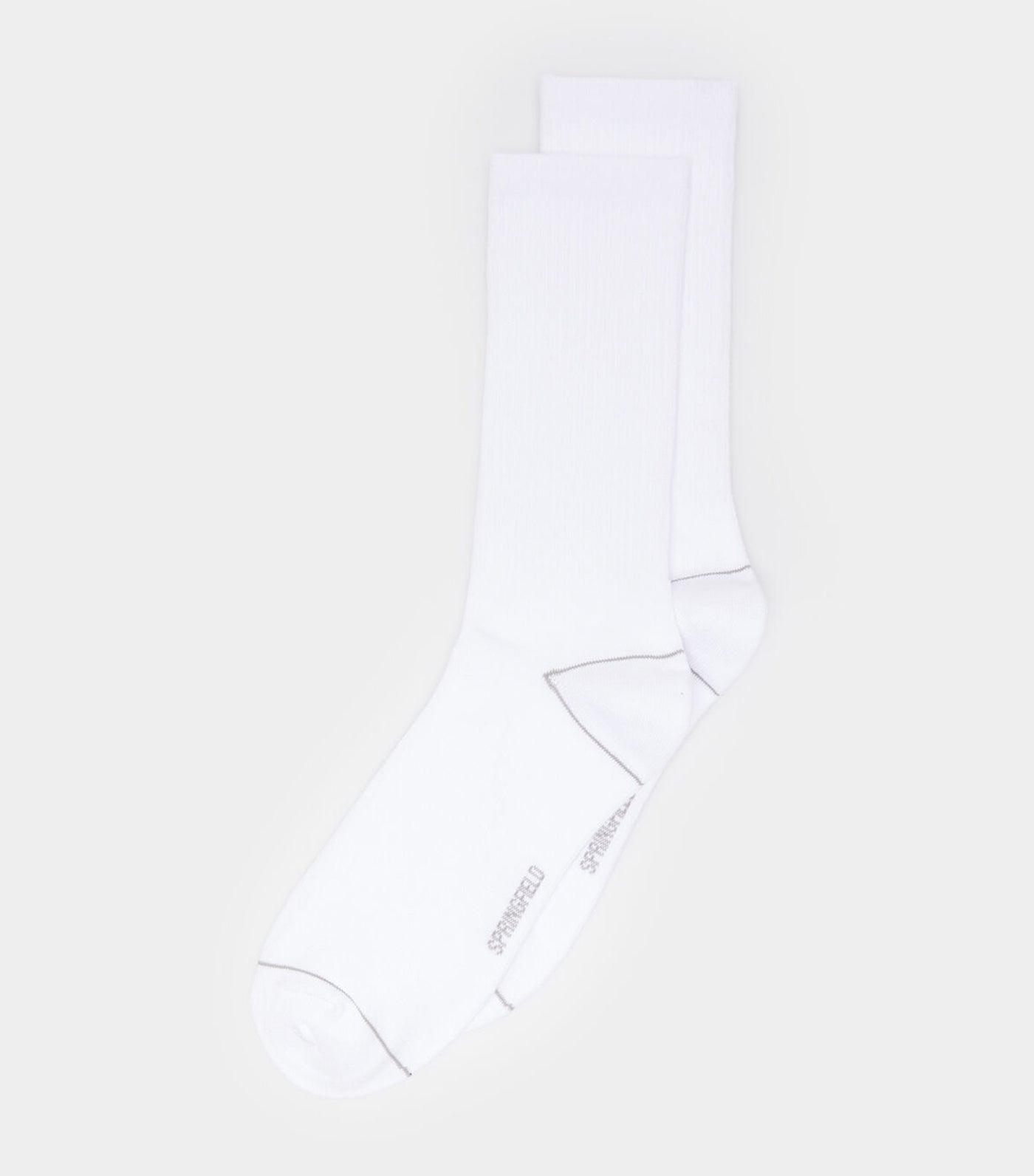 Basic Ribbed Socks White