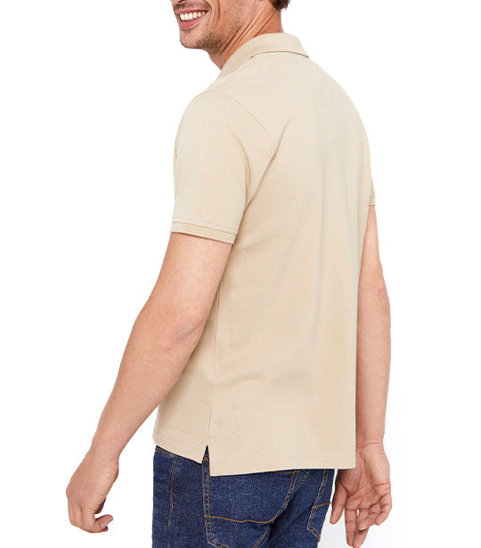Essential Polo Shirt Beige
