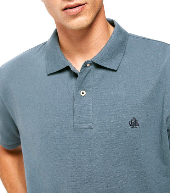 Basic Piqué Polo Blue