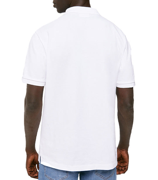 Basic Piqué Polo White