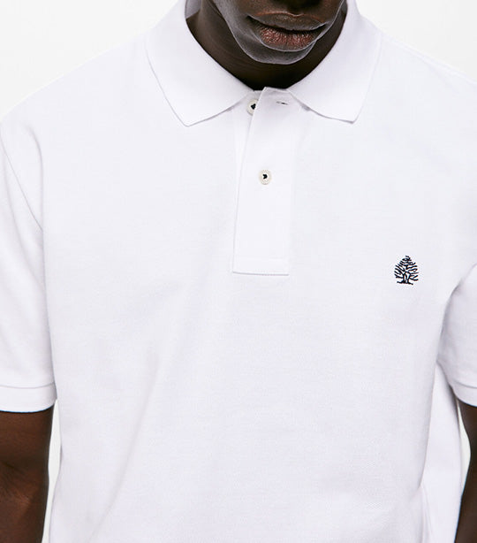 Basic Piqué Polo White