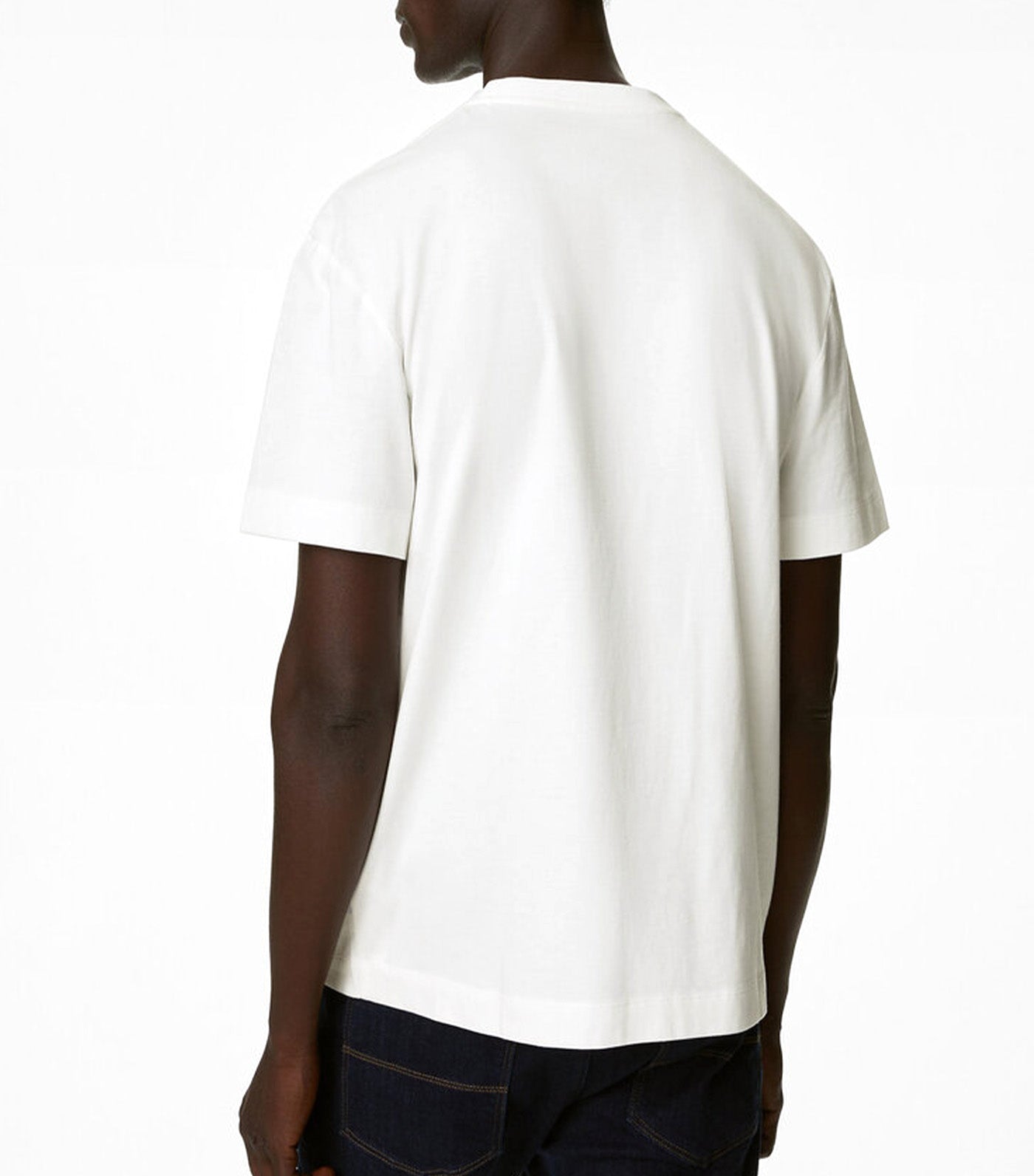 Pure Cotton Mountain Graphic T-Shirt Ivory