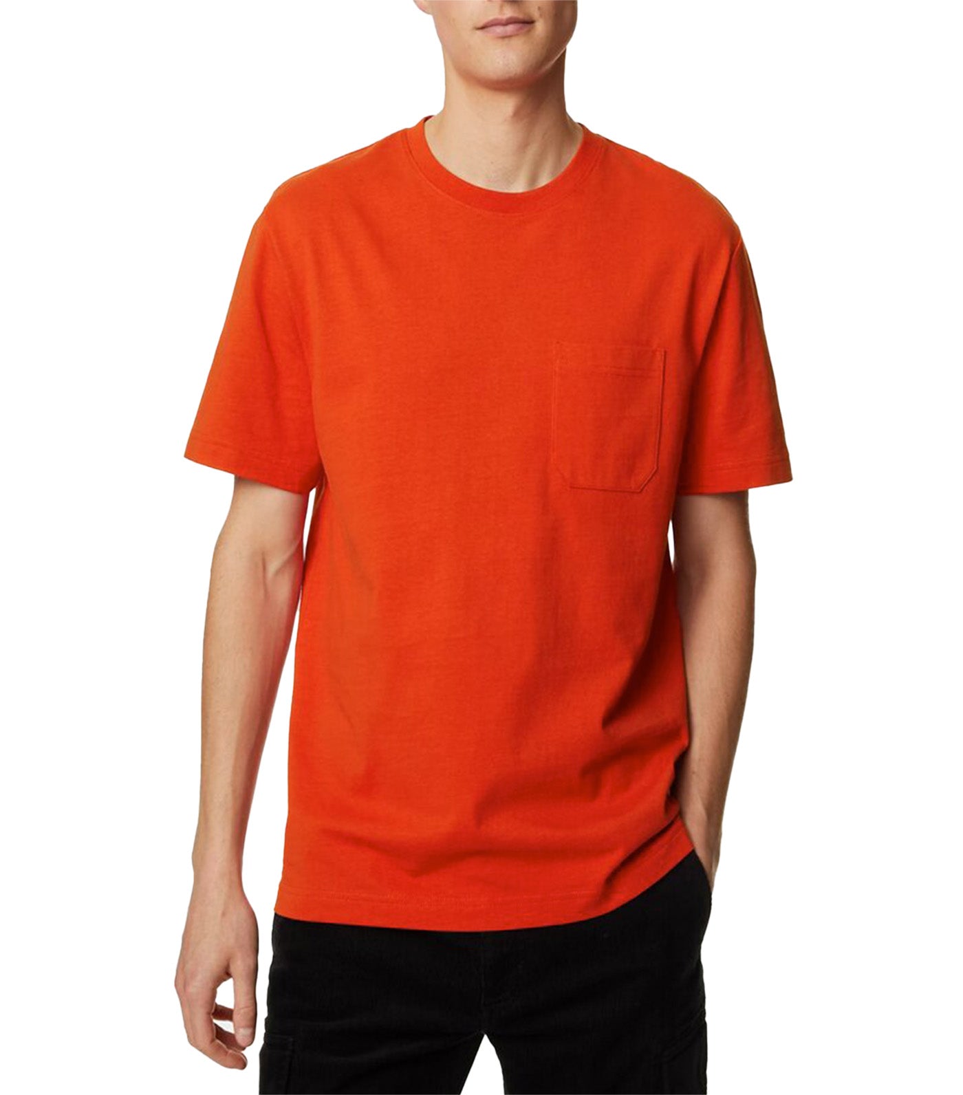 Pure Cotton Heavyweight T-Shirt Bright Orange