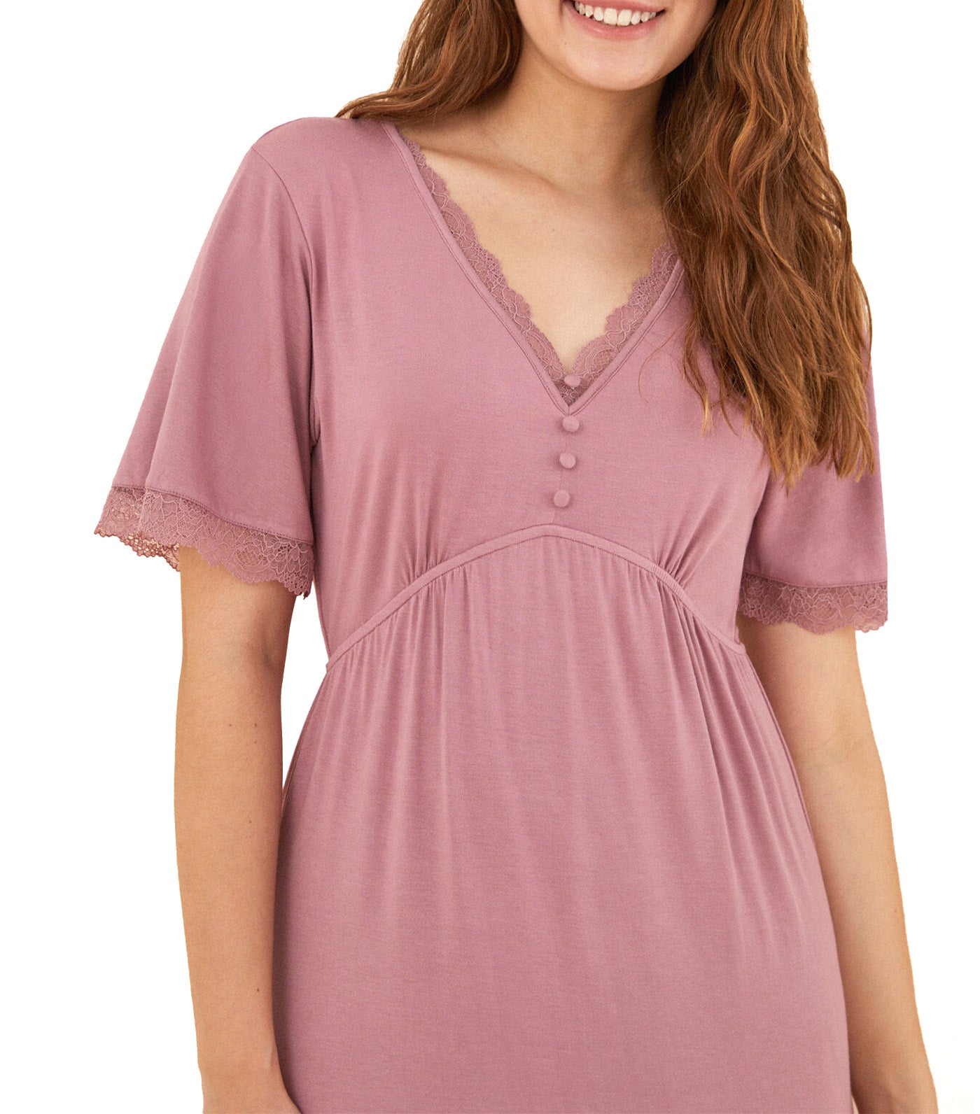 Super Soft Viscose Pink Nightgown