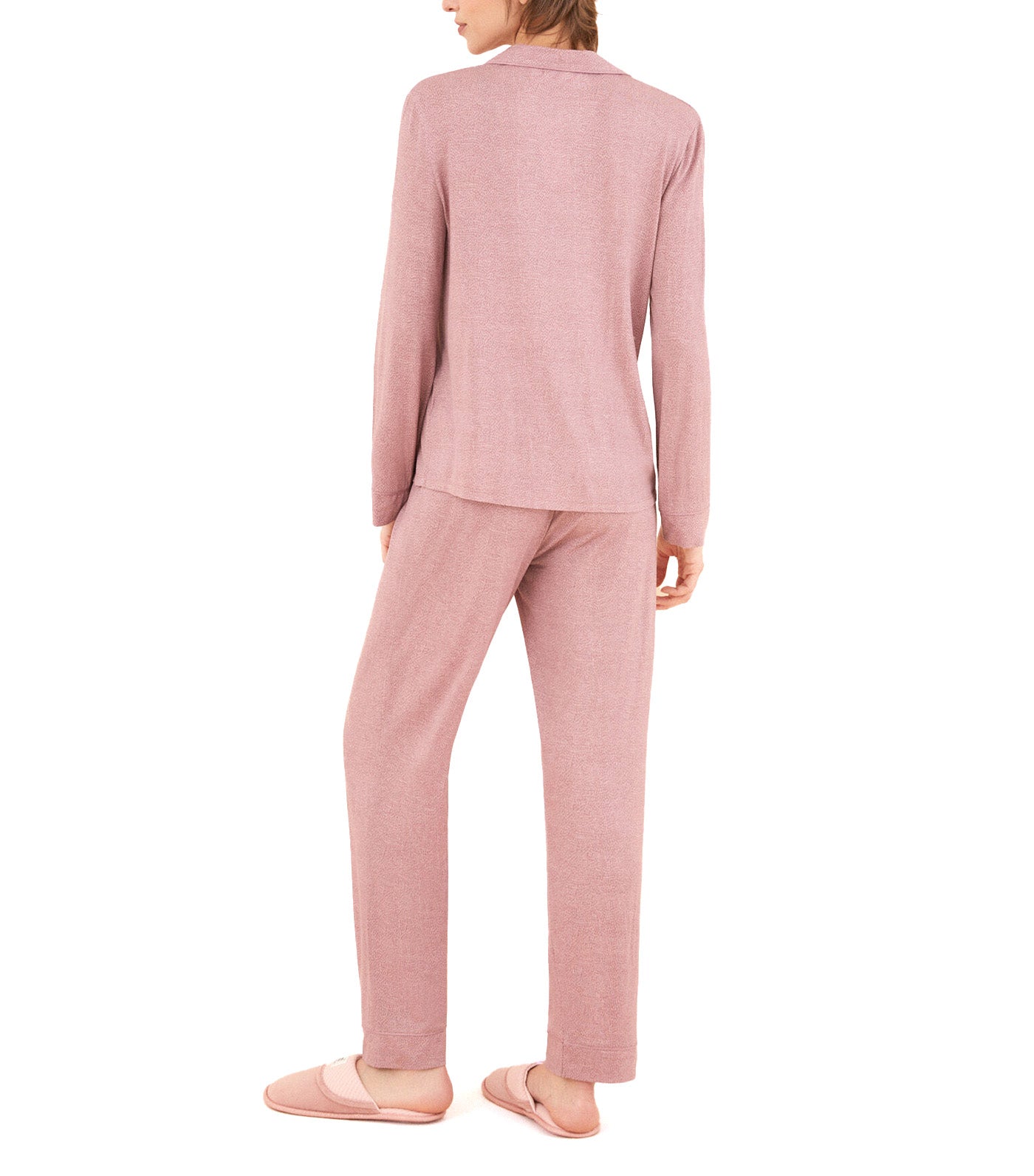 Pink Soft Viscose Shirt Pajamas