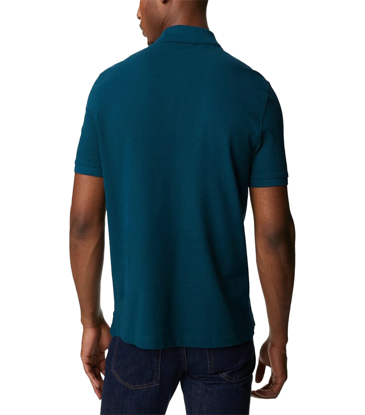 2 Pack Pure Cotton Polo Shirts Teal Mix