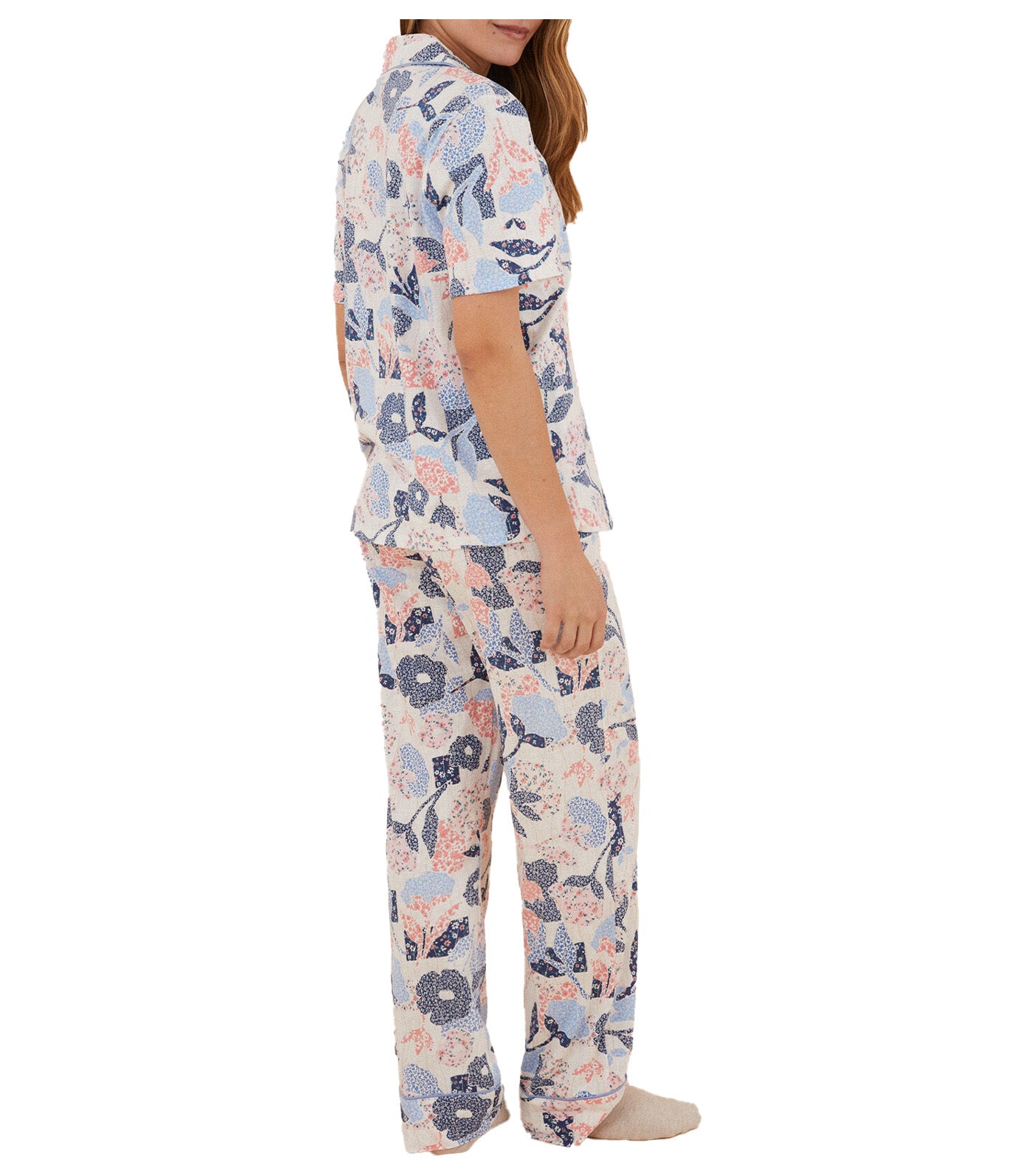 Cotton Patchwork Pajamas Multicolor