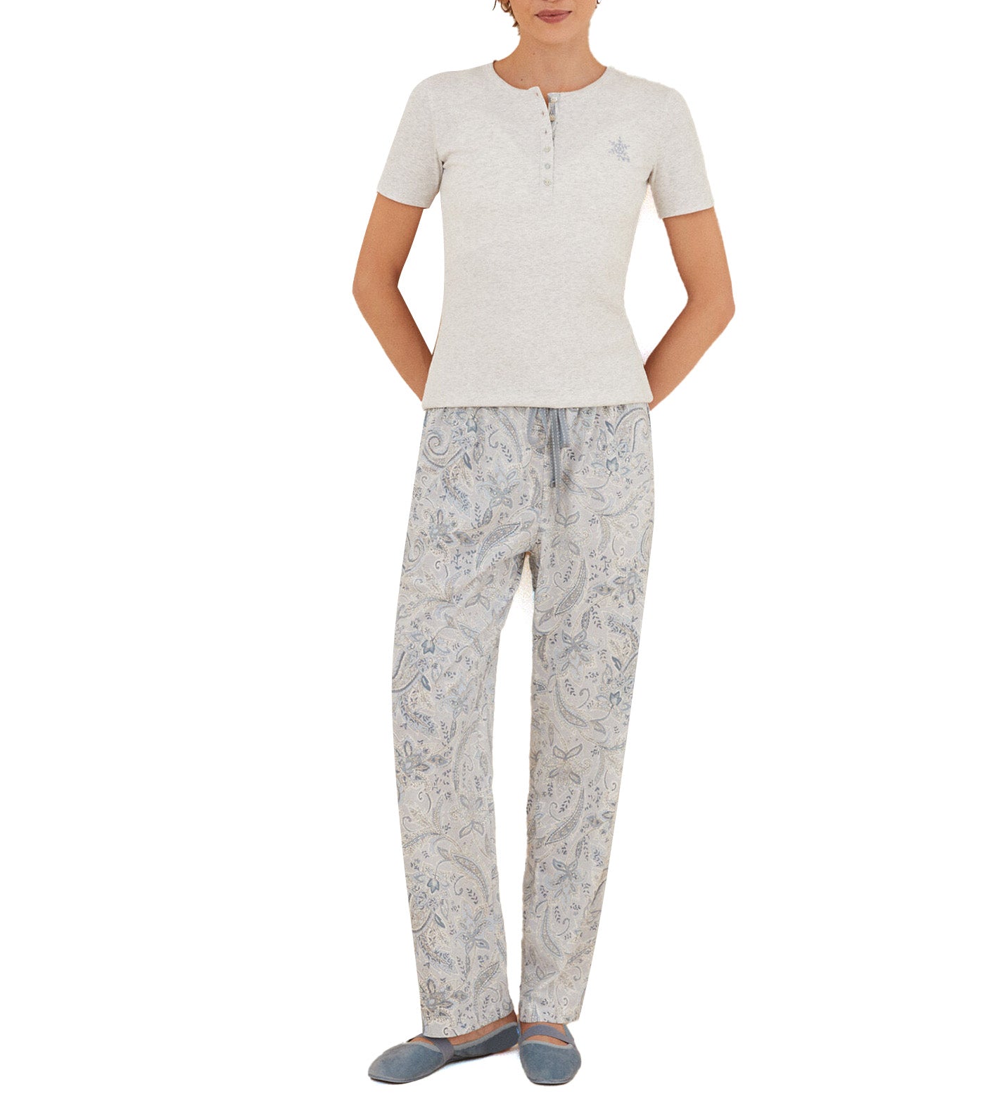 Pigiama Lungo Women'secret Weekly Hope – Arancione, Taglia L, Per Donna
