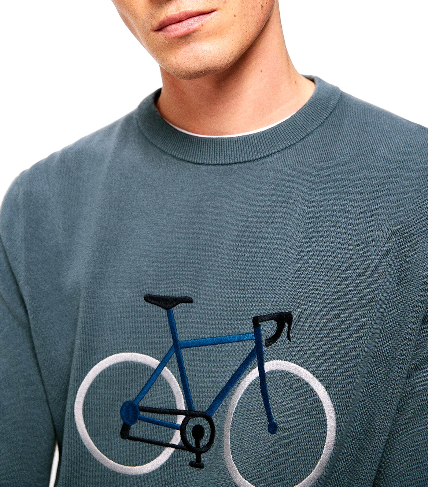 Bicycle Jersey Sweater Green