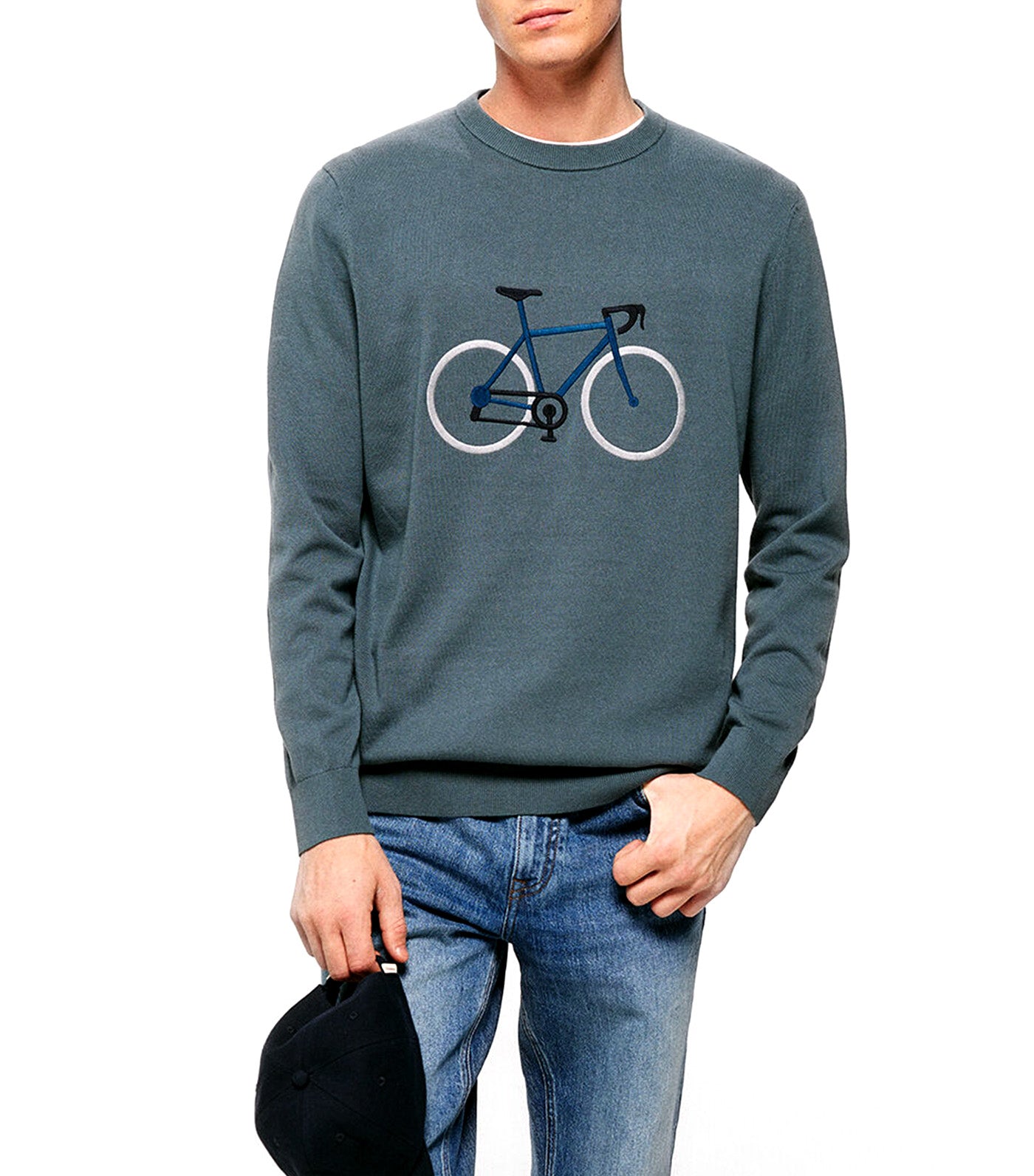 Bicycle Jersey Sweater Green
