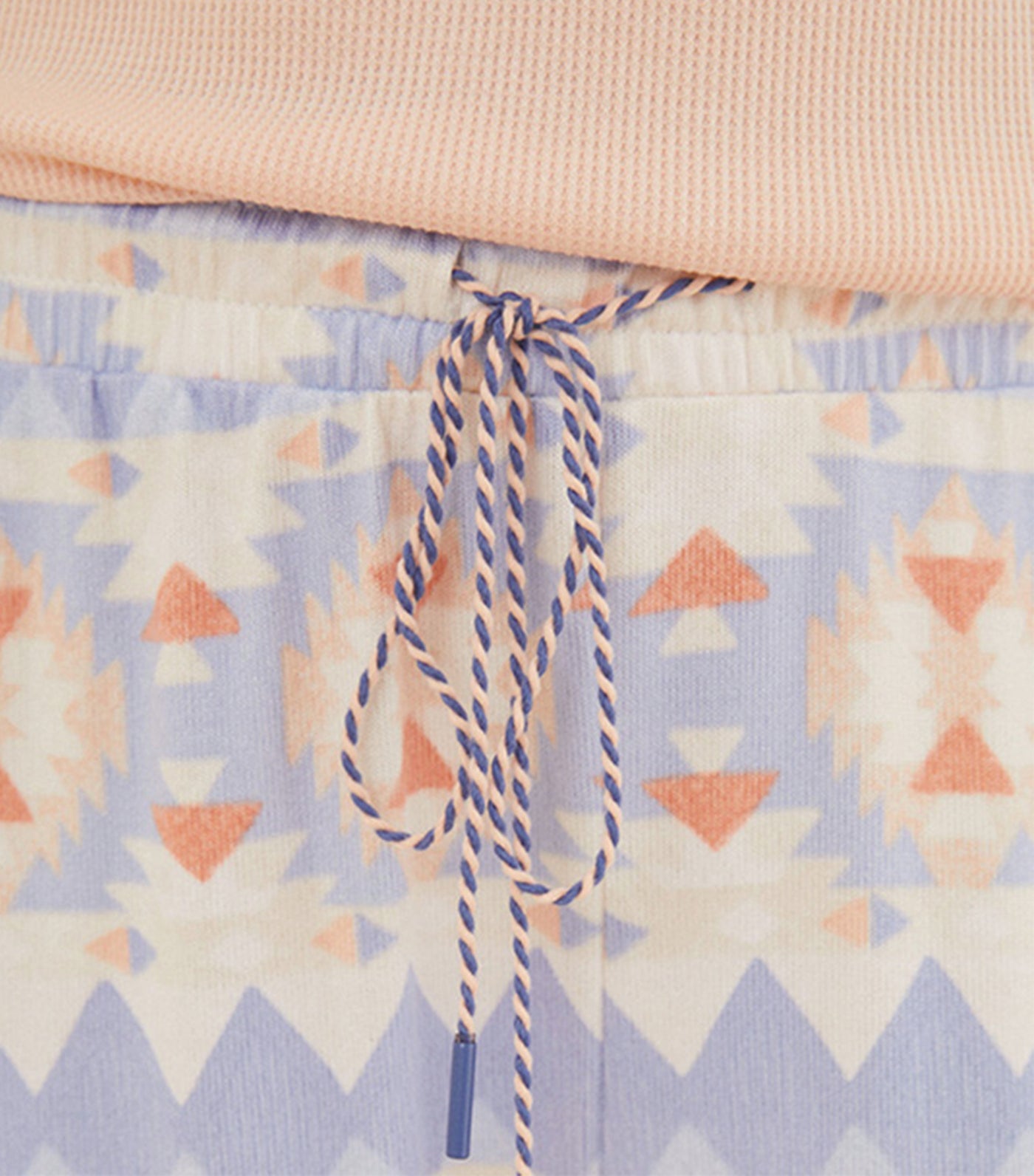 Cozy Ethnic Print Jersey-Knit Bottoms Multi