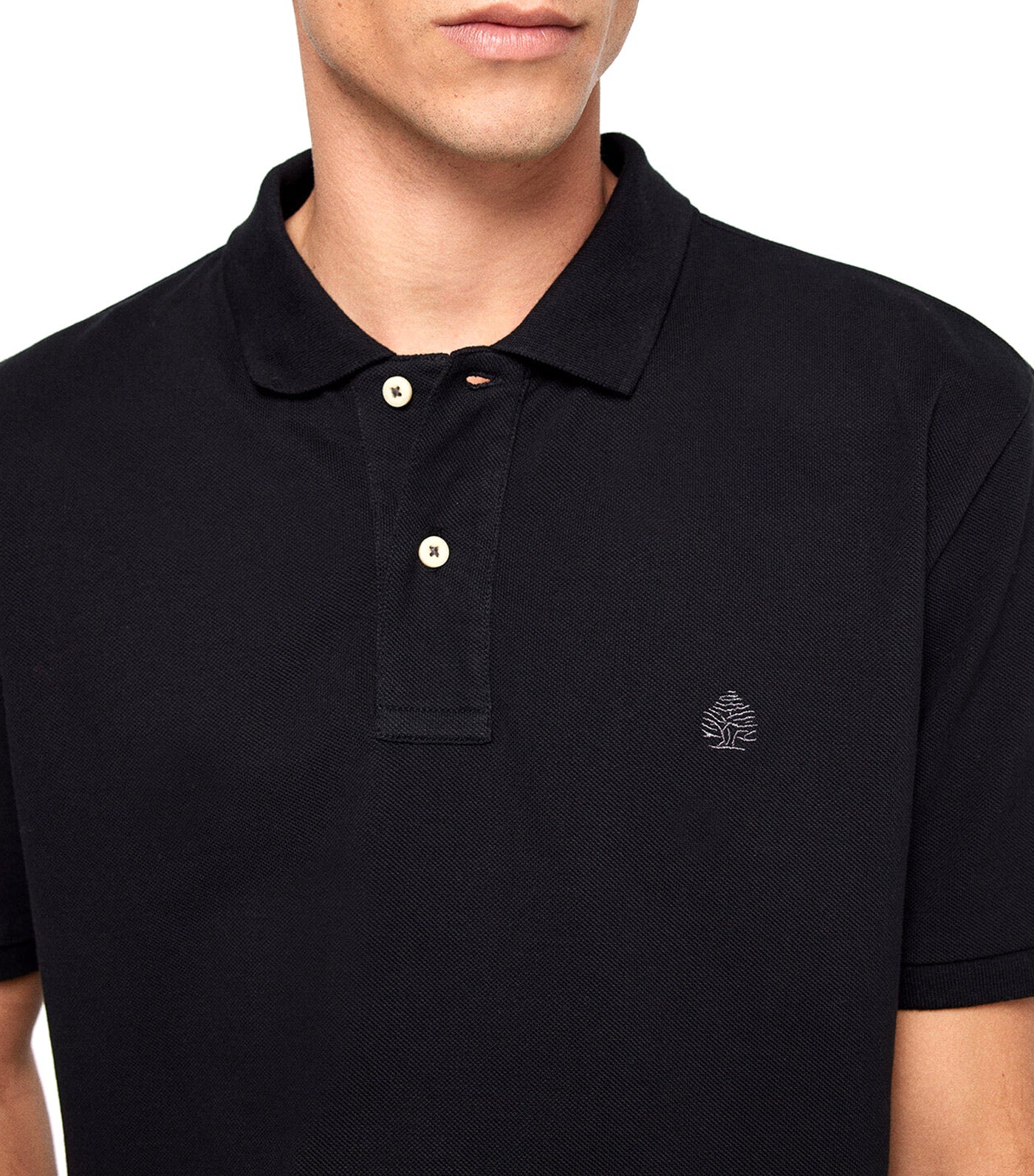 Basic Pique Polo Black