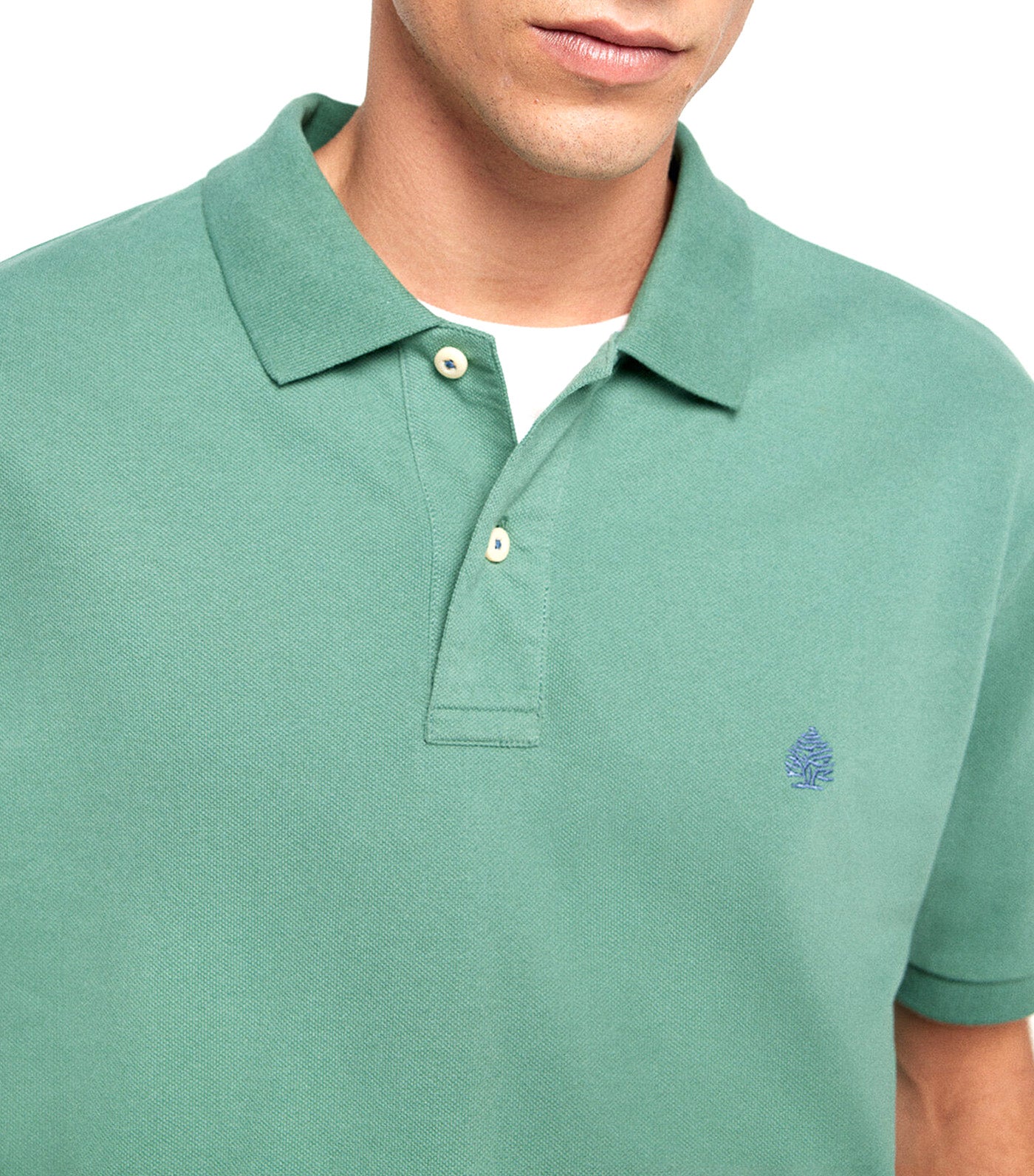 Basic Pique Polo Green