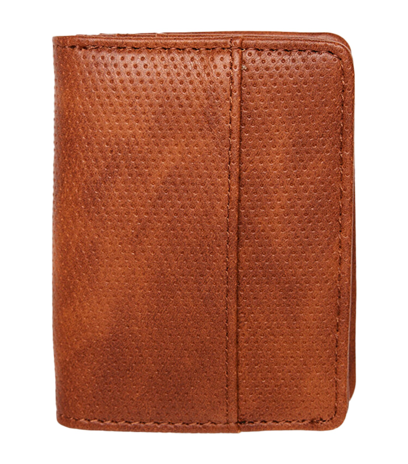 Slim Leather Effect Wallet With Micro Perforation