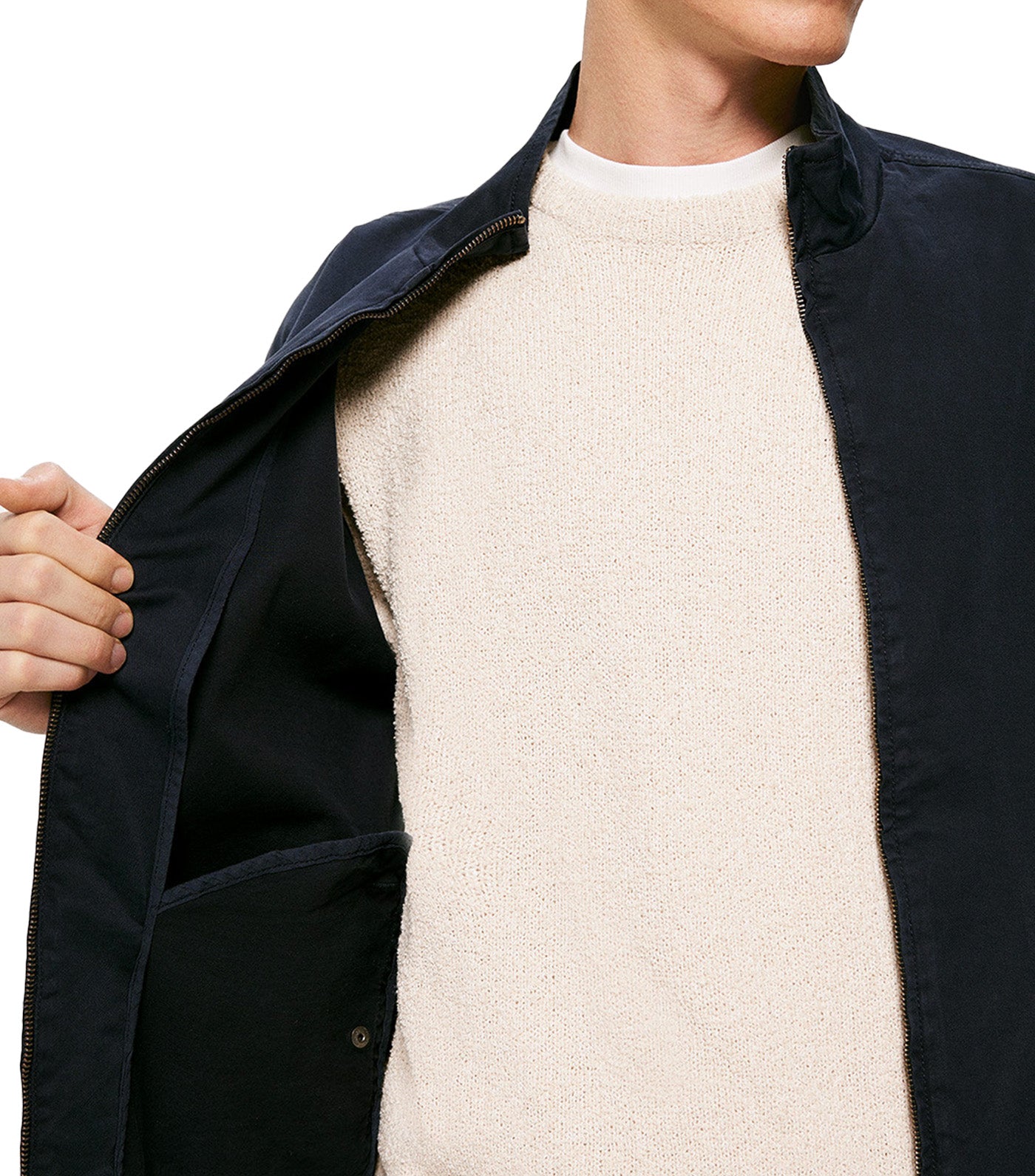 Washed Light Jacket Navy