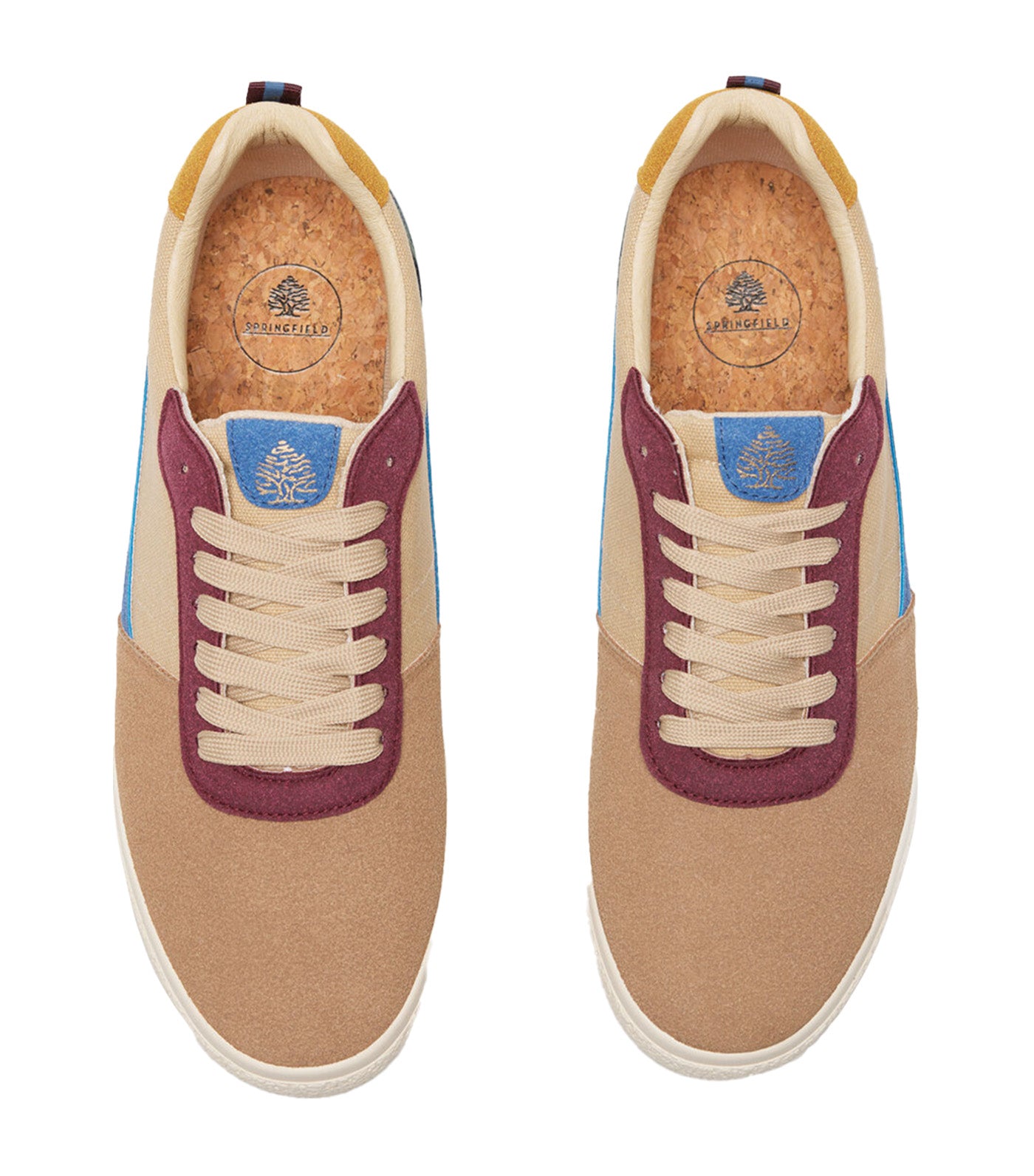 Paneled Casual Sneaker Brown