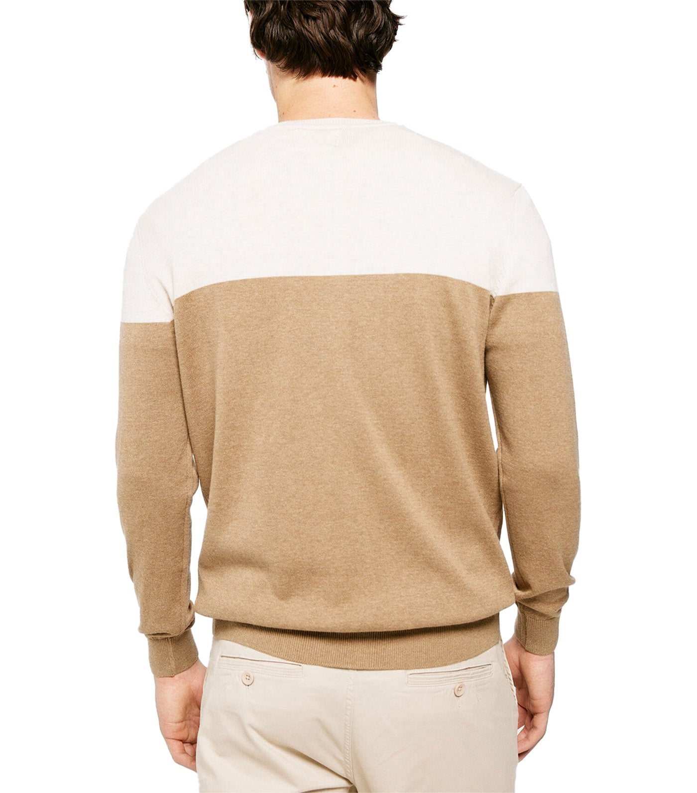 Basic Block Sweater White