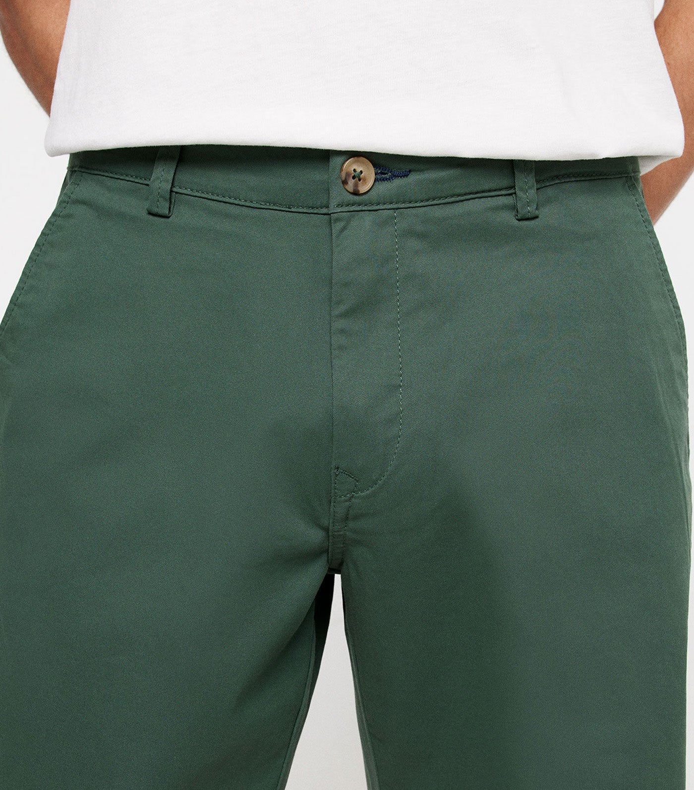 Bermuda Color Chino Shorts Green