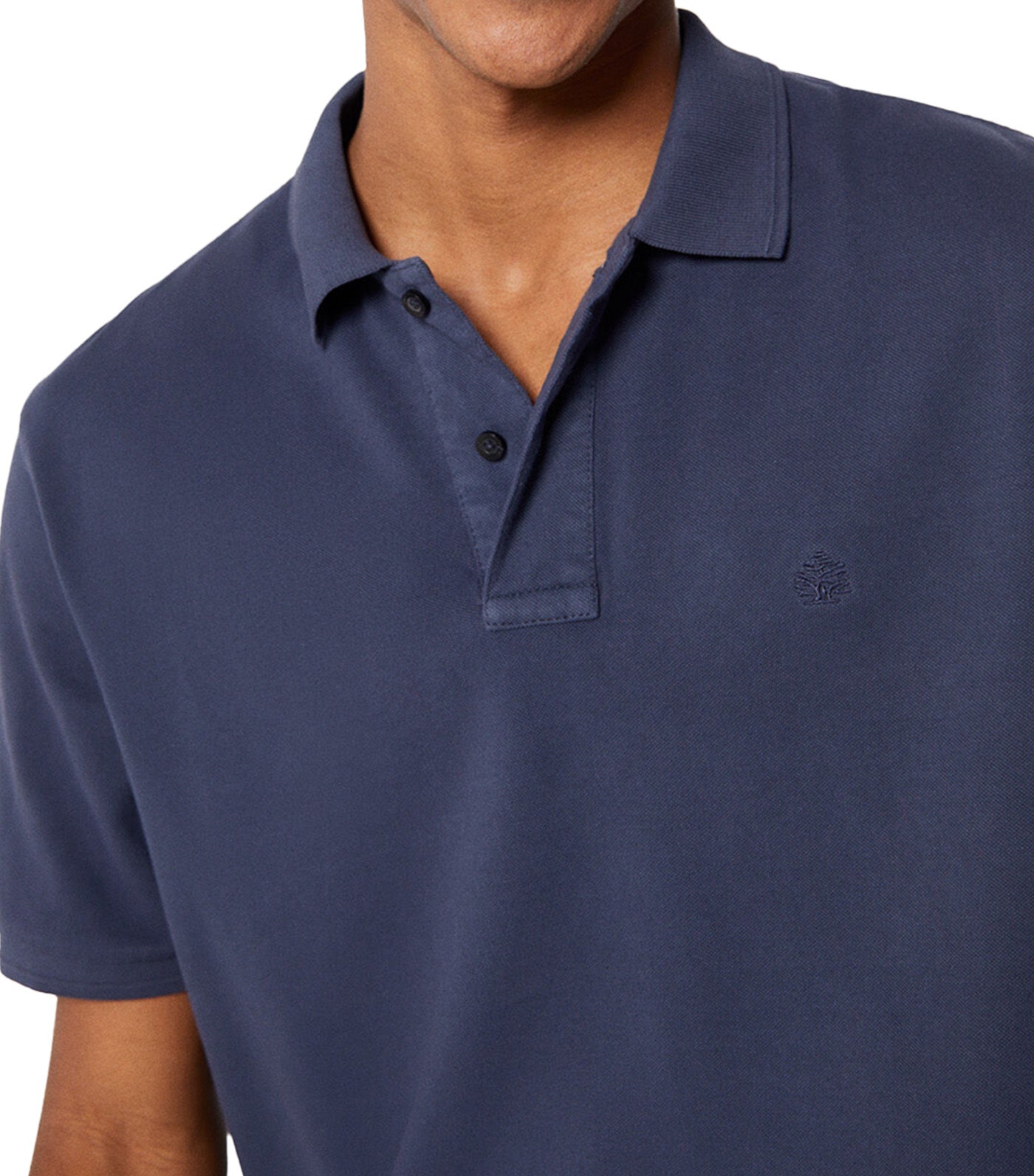 Special Washed Pique Polo Dark Blue