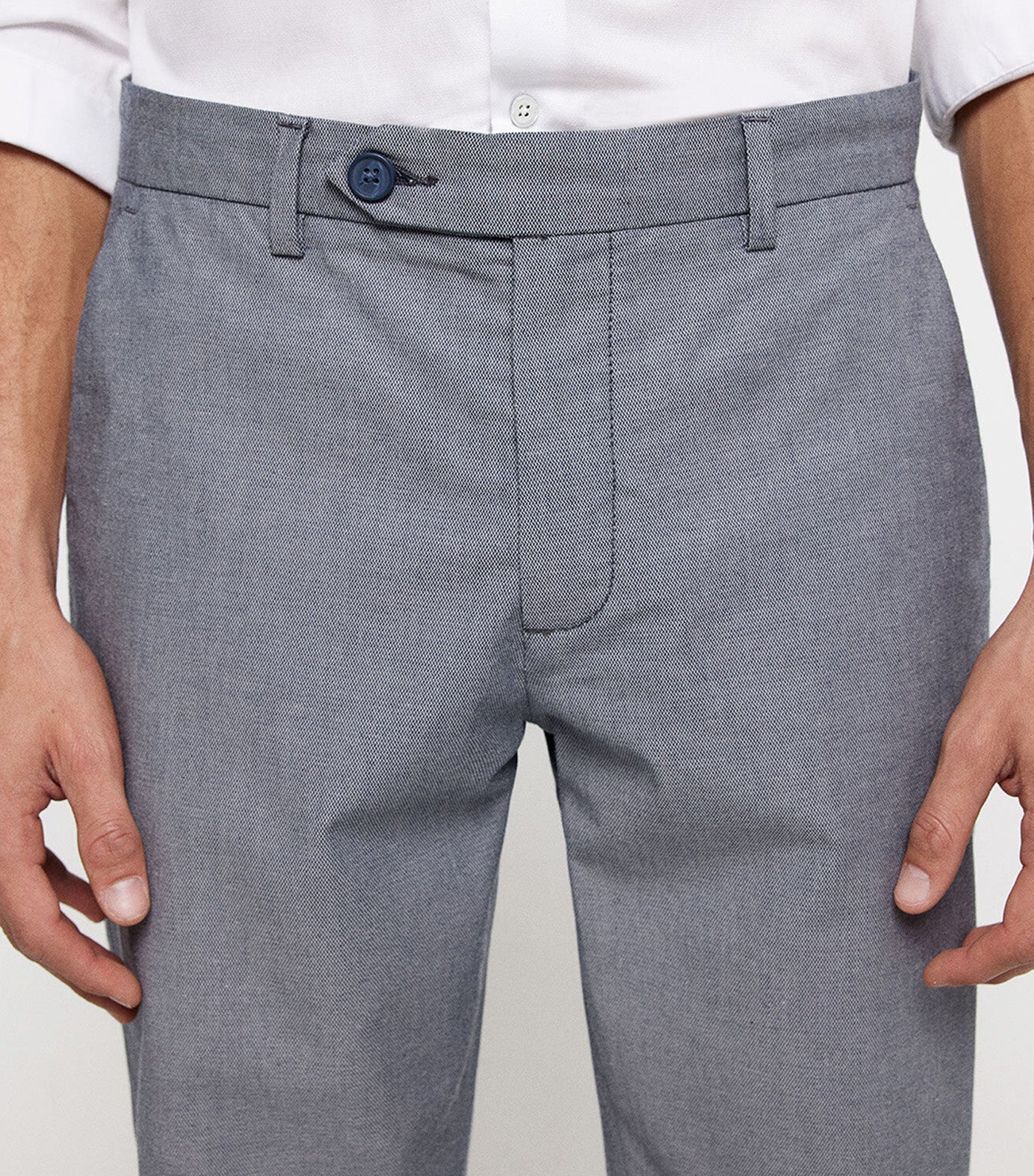 Structured Dress Pants Gray