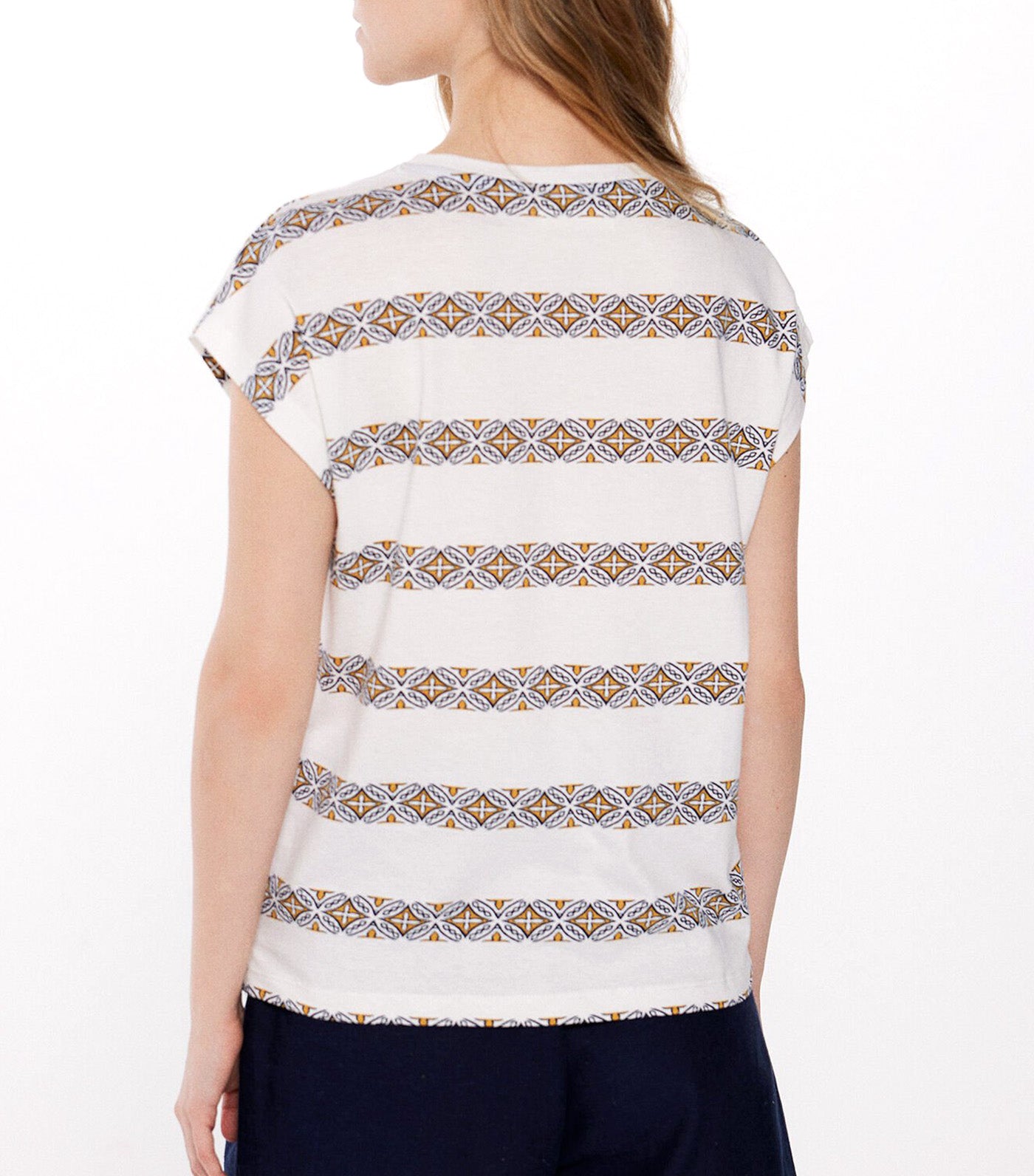 Printed T-Shirt Beige