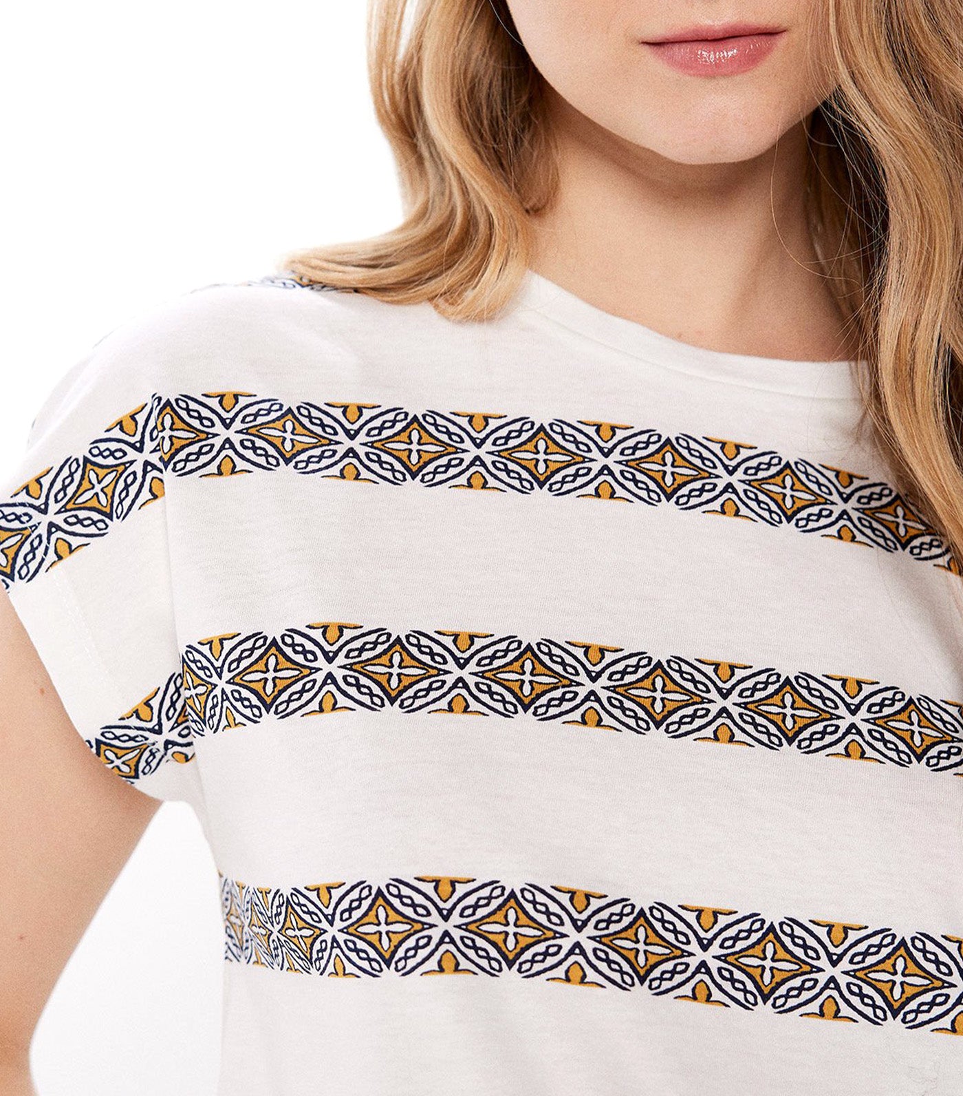 Printed T-Shirt Beige