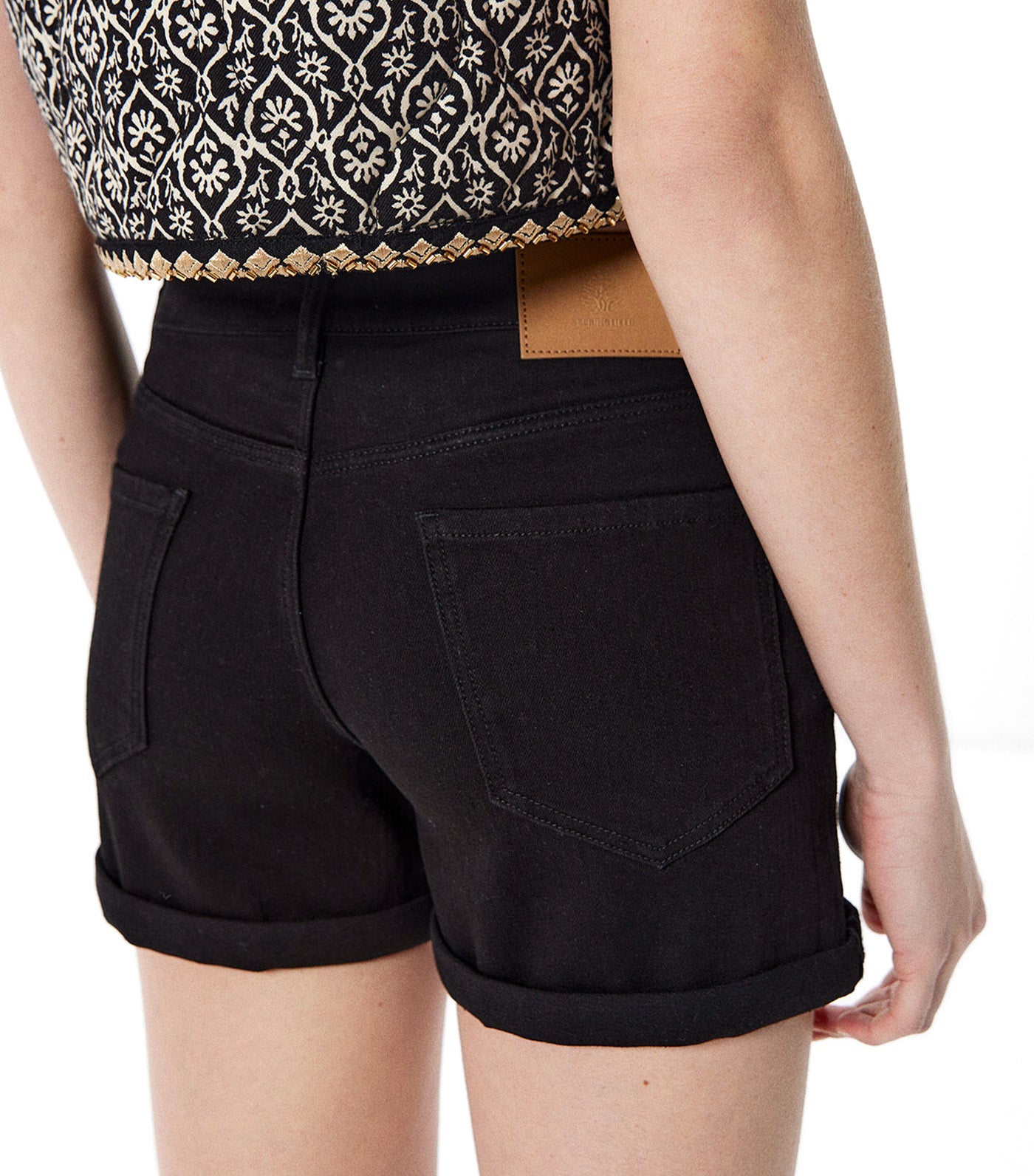 Denim Shorts Black